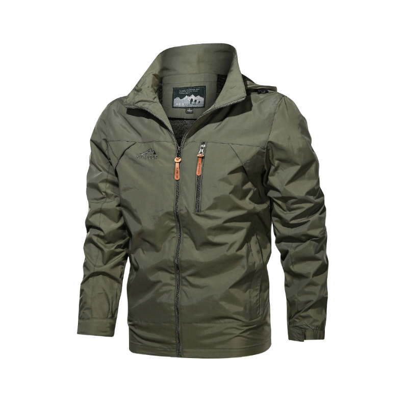 SABADO Giacca da uomo Soft Shell invernale con zip Cappotto impermeabile militare tattico