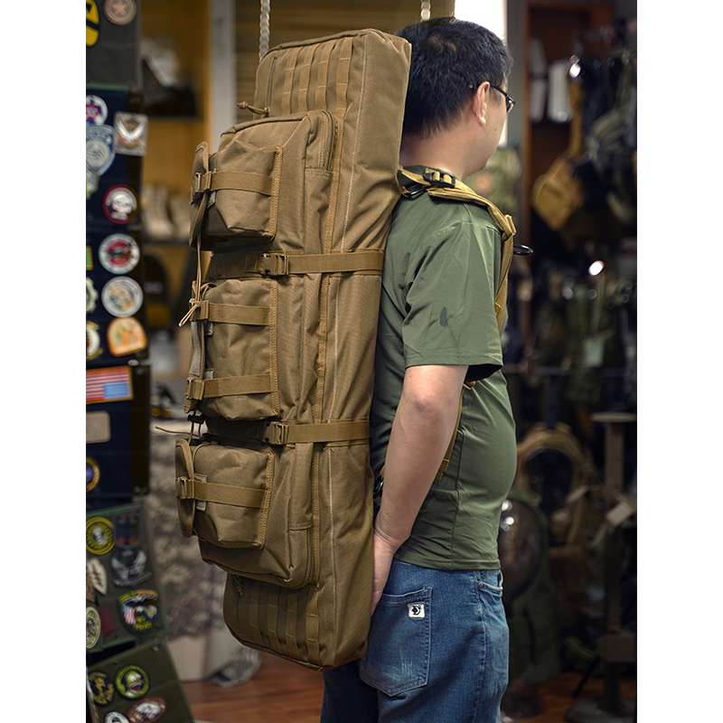 SABADO 108cm Tactical Hunting Guns Bag Zaino lungo con guscio rigido