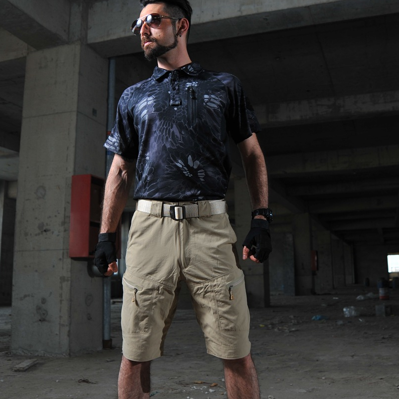 SABADO Summer Cargo Men Multi Pocket Army Combat Pantaloni corti tattici militari