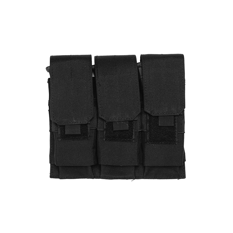 SABADO Tasca tattica tripla doppia in nylon per accessori gilet militare da 5,56 mm 