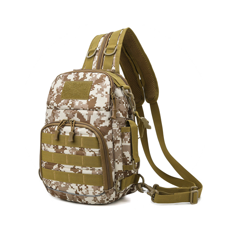 SABADO Borsa a tracolla tattica Molle militare impermeabile Oxford di alta qualità per uomo mimetico all'aperto