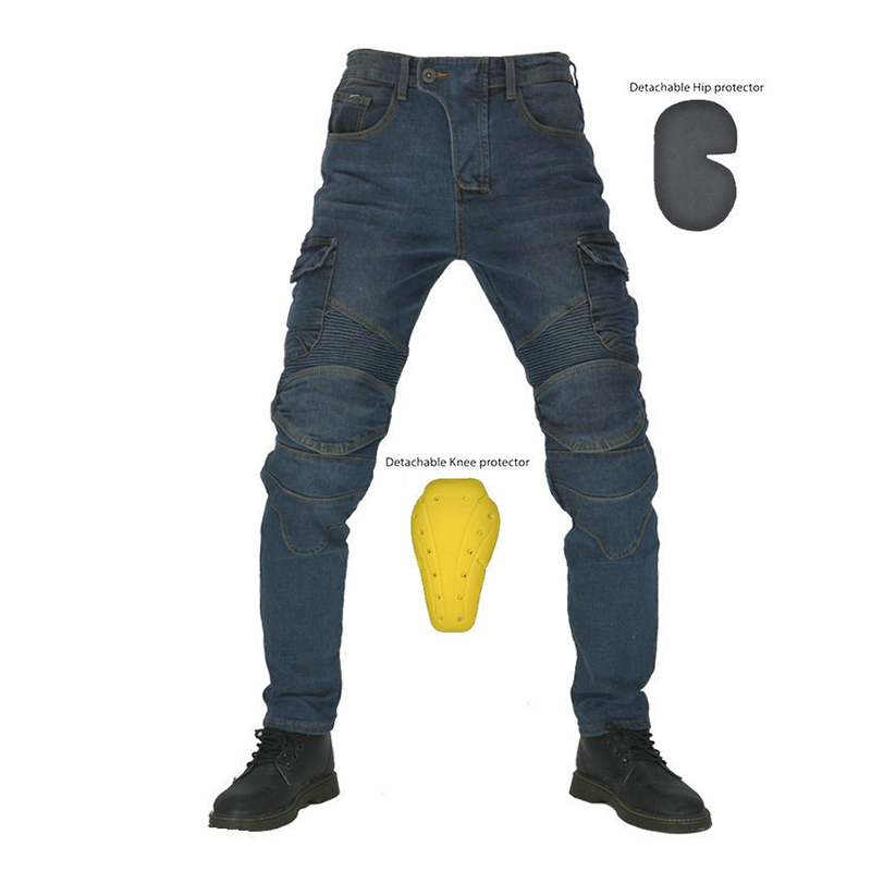 SABADO Pantaloni da moto da caccia multi tasche Jeans tattici per uomo