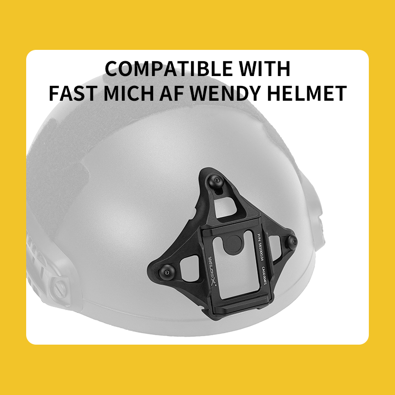 Sabado Nylon e lega tattica del casco tattico Night Vision Mount-Multi-Helmet compatibile per Fast Mich Wendy