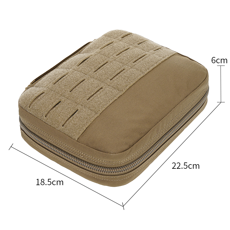 Sabado 1000D Nylon Tactical Pistol Bag Laser Cut MOLLE MOLLE Doppi-strato militare di livello militare