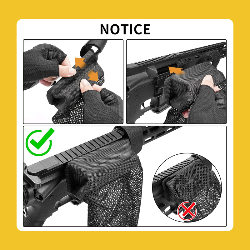 Sabado Tactical AR15 Shell Catcher Borse Bag di Nylon Resistente a calore Zipper a base rapida per 3 'diametro