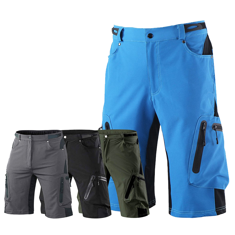 SABADO Pantaloni tattici da uomo leggeri da ciclismo Pantaloncini da bici da montagna ad asciugatura rapida per l'escursionismo, la corsa, la pesca