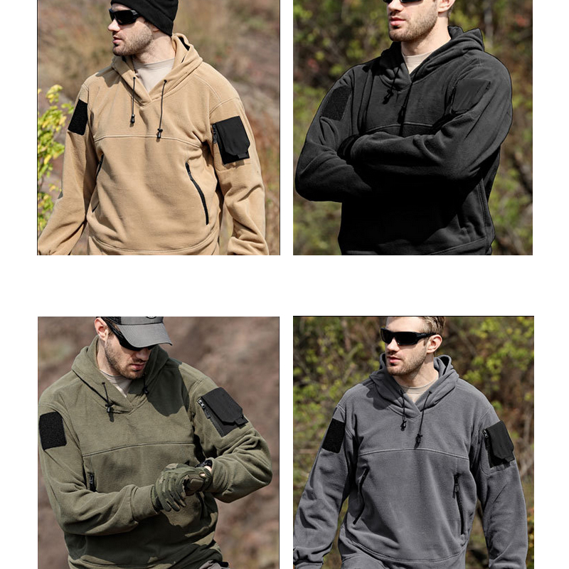 SABADO Outdoor Custom Uomo Inverno Tattico Polar Fleece Giacche da escursionismo militare