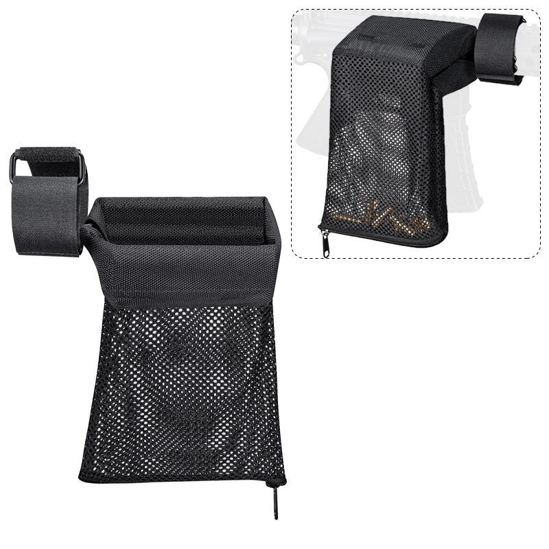 Sabado Tactical AR15 Shell Catcher Borse Bag di Nylon Resistente a calore Zipper a base rapida per 3 'diametro