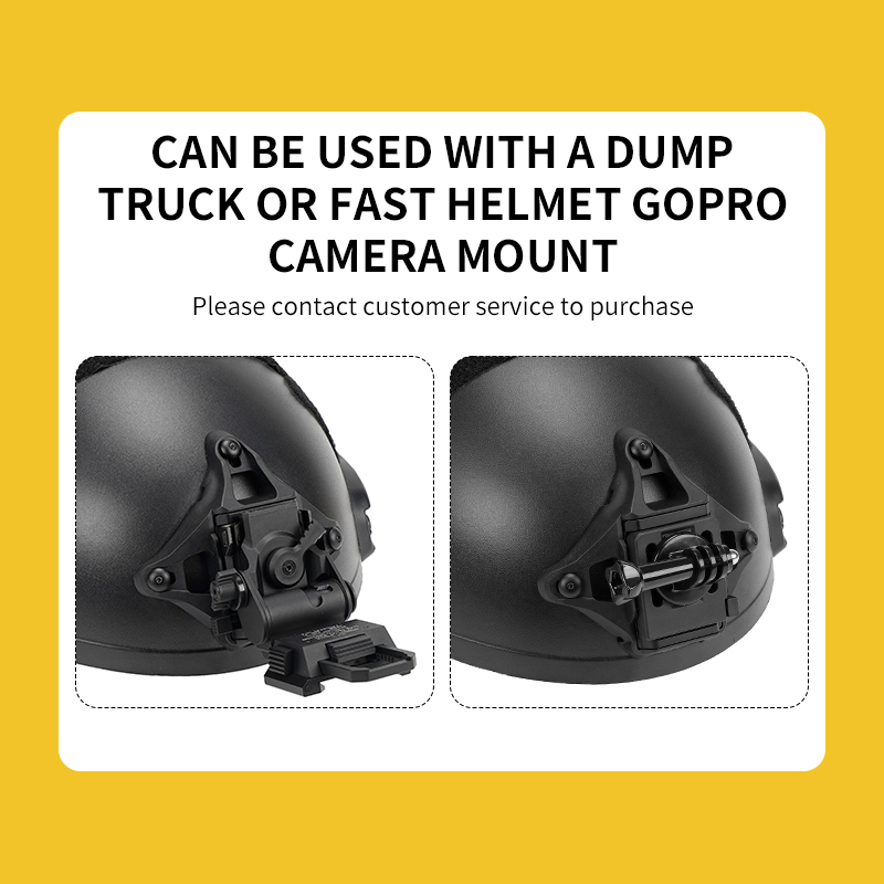 Sabado Nylon e lega tattica del casco tattico Night Vision Mount-Multi-Helmet compatibile per Fast Mich Wendy