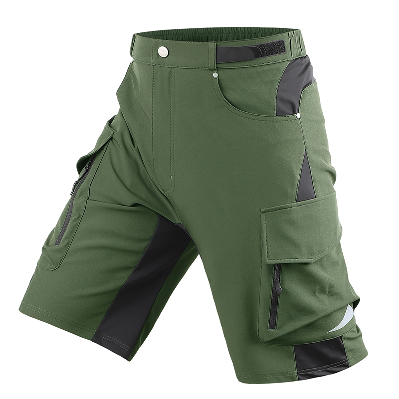 SABADO Pantaloni tattici da uomo leggeri da ciclismo Pantaloncini da bici da montagna ad asciugatura rapida per l'escursionismo, la corsa, la pesca
